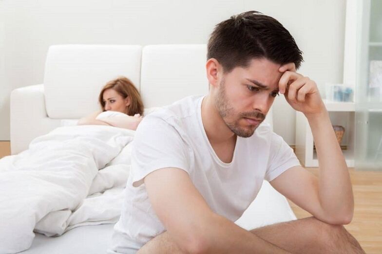 impotencia en un hombre como complicación de la prostatitis