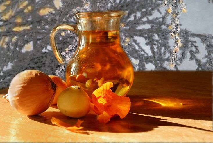 decocción de cebolla para la prostatitis