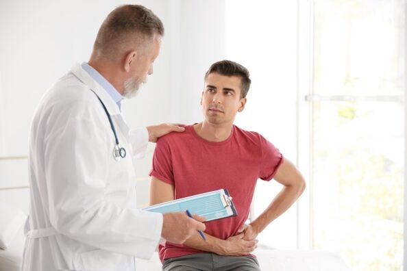 Atraer a un especialista con síntomas de prostatitis